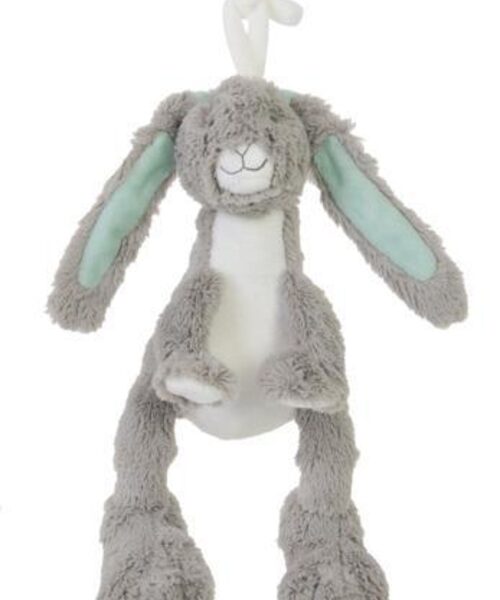 Grey Rabbit Twine no. 1 Plush Animal by Happy Horse