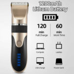 USB Hair Clipper Men Barber Rechargeable Beard Trimmer - Image 3