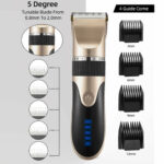 USB Hair Clipper Men Barber Rechargeable Beard Trimmer - Image 2