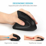 2.4G Wireless Ergonomic Vertical Mouse - Image 3