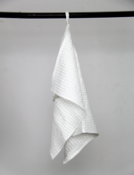 White linen waffle towel - Image 6