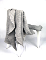 Light Grey linen waffle towel - Image 6