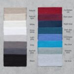 Linen beach bag with pocket and zipper in Pastel Plum - Image 11