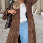 Vintage Brown Slim Coat – Haute Edition 25 - Image 3