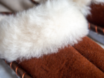 Brown Shearling Sheepskin Mules - Image 8