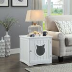 Cat House Side Table, Nightstand Pet House, Litter Box Enclosure - Image 3