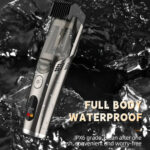 Vacuum Beard Trimmer for Men Adjustable Length with 2 Comb (1-20mm) - Image 3