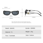 New Small Frame Cat Eye Sunglasses - Image 6