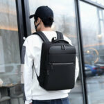 Mens Multifunction Waterproof Backpacks Large Capacity USB Charging - Image 4