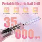 35000RPM Electric Nail Drill Machine for Professional Nails Portable - Image 3