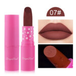 9 Colors Waterproof Rose Red Velvet Matte Lipstick Moisturizing Long - Image 7