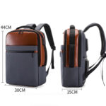 Business Backpack For Men Large Capacity USB Charging Bag Male - Image 2