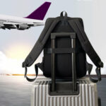 Mens Multifunction Waterproof Backpacks Large Capacity USB Charging - Image 3