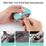 Electric Nail Clipper Nail Trimmer Nail Files Safe Automatic Nail - Image 2