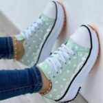 2022 Pattern Canvas Women Sneakers Casual Sport Shoes - Image 3