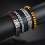 Mens Modern Multilayered Bracelet - Image 32