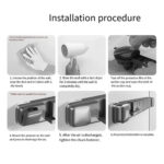 Foldable 5 Hooks Suction Cup Hook Traceless Space Saving Hats Clothes - Image 6