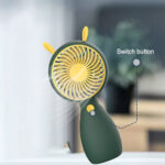 Portable Mini Fan USB Charging Handheld Cartoon Fan For Outdoor - Image 6