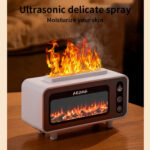 Fireplace Diffuser 7 Colors LED Ultrasonic Aroma Essential Oil 3D - Image 2