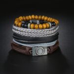 Mens Modern Multilayered Bracelet - Image 31