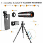 Dragon Bluetooth Ultra HD 28X Zoom Telescope Lens Tripod Kit - Image 3