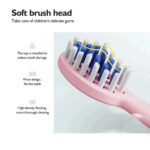 Kids Sonic Electric Toothbrush Colorful Cartoon For Kids Ultrasonic - Image 6