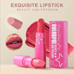 9 Colors Waterproof Rose Red Velvet Matte Lipstick Moisturizing Long - Image 4