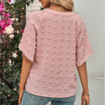Womens V Neck Batwing Summer Top - Image 6