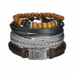 Mens Modern Multilayered Bracelet - Image 2