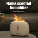 Stylish and Compact USB Flame Aromatherapy Machine with Visible Water - Image 2