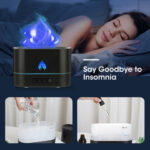 Double Color Flame Diffuser Essential Oils Fragrance Aroma Air - Image 2