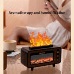 Fireplace Diffuser 7 Colors LED Ultrasonic Aroma Essential Oil 3D - Image 4