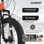 TerraForce™ City-Cruizer – 26" Fat Tire Mountain Bike (21-Speed, Full - Image 5