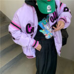 Vintage Harajuku Jacket Hip Hop Loose Jacket Women - Image 3