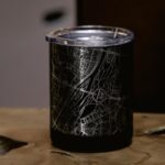 Bakersfield - California Map Insulated Cup in Matte Black - Image 5