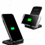 Fast Charging Vertical Wireless Charger Phone Desktop Stand - Image 4