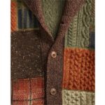 Men's Patchwork Colorblock Cardigan – Casual Retro Sweater Coat - Image 2