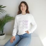 Womens Wow Logo Sweatshirt - Image 4
