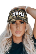 Leopard MAMA Embroidered Leopard Baseball Cap - Image 7