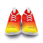 VIPER SHOES STYLE 54TF Abstract Red & Yellow Unisex Lightweight - Image 3