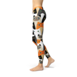 Womens All Over Print Cats Leggings - Image 5