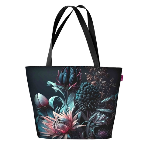 Perla Shoulder Bag In Canvas Holiday Line Bertoni