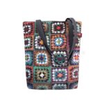 Frania Shoulder Bag In Canvas Sunny Line Bertoni