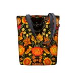 Cancun Shoulder Bag In Canvas Sunny Line Bertoni