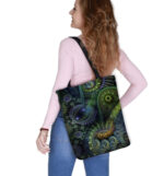 Nirvana Shoulder Bag In Canvas Sunny Line Bertoni - Image 2