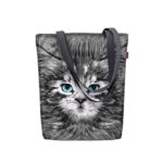 Bazyl Shoulder Bag In Canvas Sunny Line Bertoni