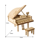 Piano Toys 3D Wooden Puzzle for Children - Image 4