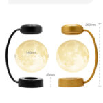 Portable Magnetic Levitation Moon Lamp LED Rotating Dangling Lamp - Image 2