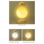 Creativity Magnetic Levitation Moon Lamp LED Rotating Dangling Lamp - Image 5