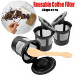 3pcs Reusable Coffee Filter Pod with Spoon - Image 5